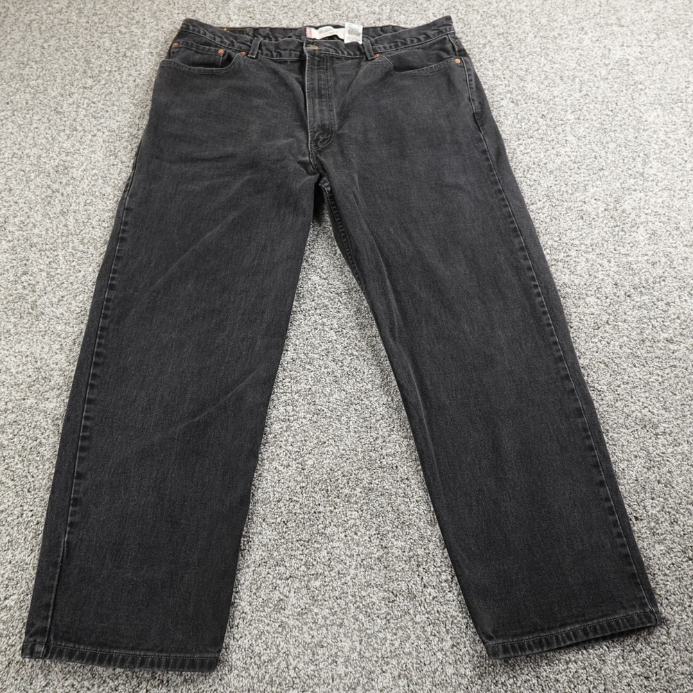 VTG Levis Jeans Mens 42X30 Dark Black Denim Pants‎ 550 Relaxed Taper Y2K Canada